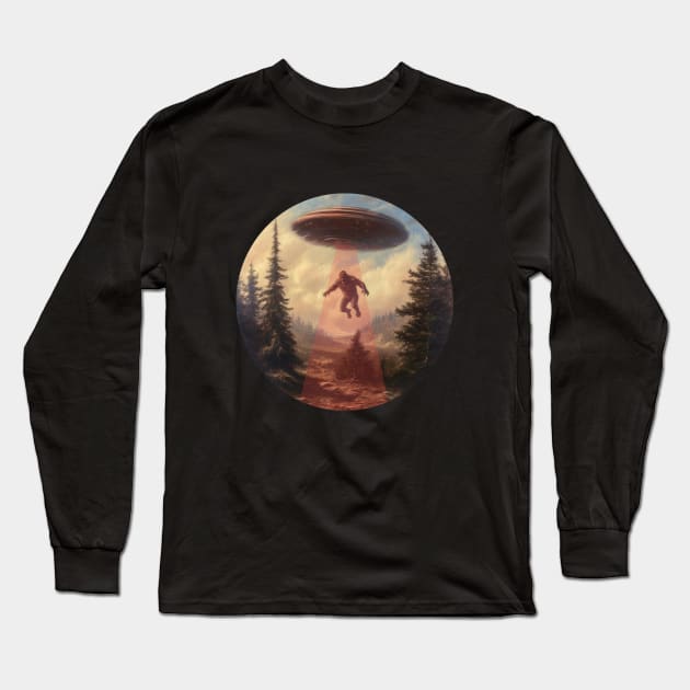 The last Bigfoot Long Sleeve T-Shirt by Fyllewy